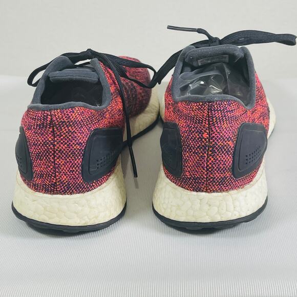 Adidas Pureboost Running Shoes Mens 10.5 Pink Blue Gym Work Out Sneakers Trainer - Picture 9 of 11